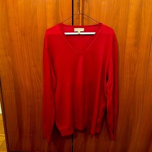 Authentic Burberry V neck sweater wool like new
